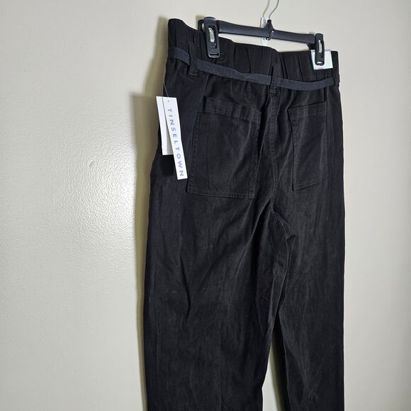 NWT Tinseltown Black Jogger Style Pants Sz 14 - Picture 8 of 13